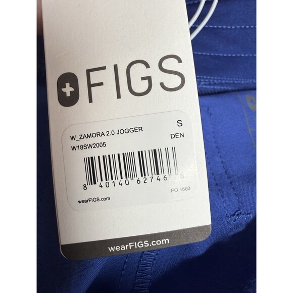 Figs Womens Zamora Joggers Blue  Scrub Pants Size Small NWT - Picture 9 of 10